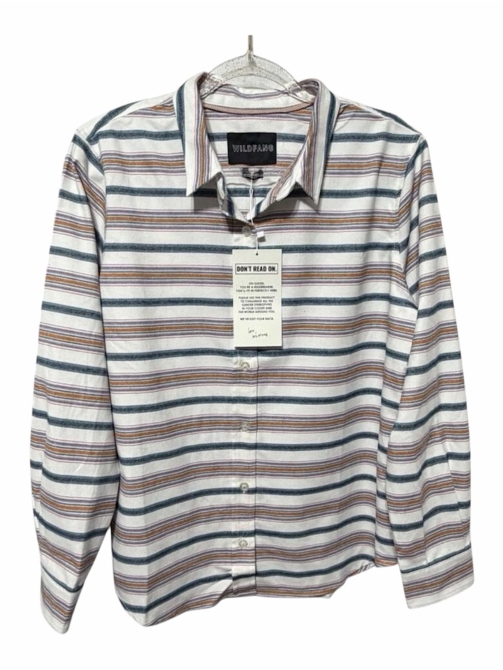 Wildfang Striped Button-Up Flannel